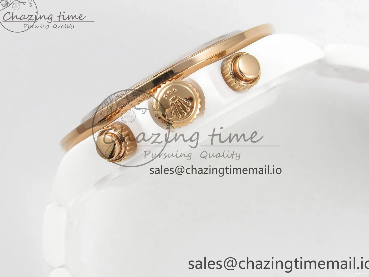 White SONIC Case Black Rainbow Daytona Bezel SA4130 Best and Rainbow Bracelet Dial Edition Ceramic 0113